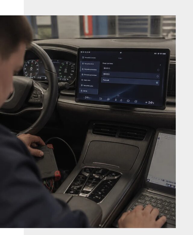 Русификация автомобиля BYD HAN для эксплуатации в Великих Луке